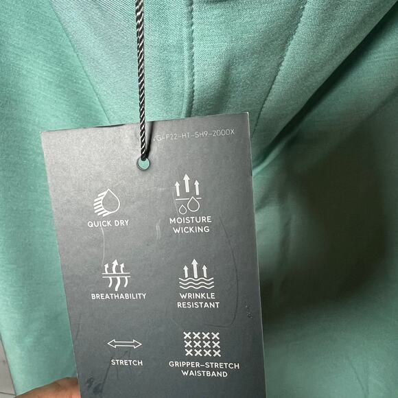 VRST Men's Flat Front Golf Shorts Pale Green Size 42 NEW - Picture 4 of 8